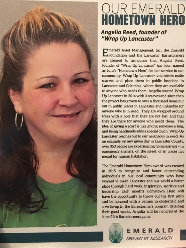 Angelia's profile in the Barnstormers program.