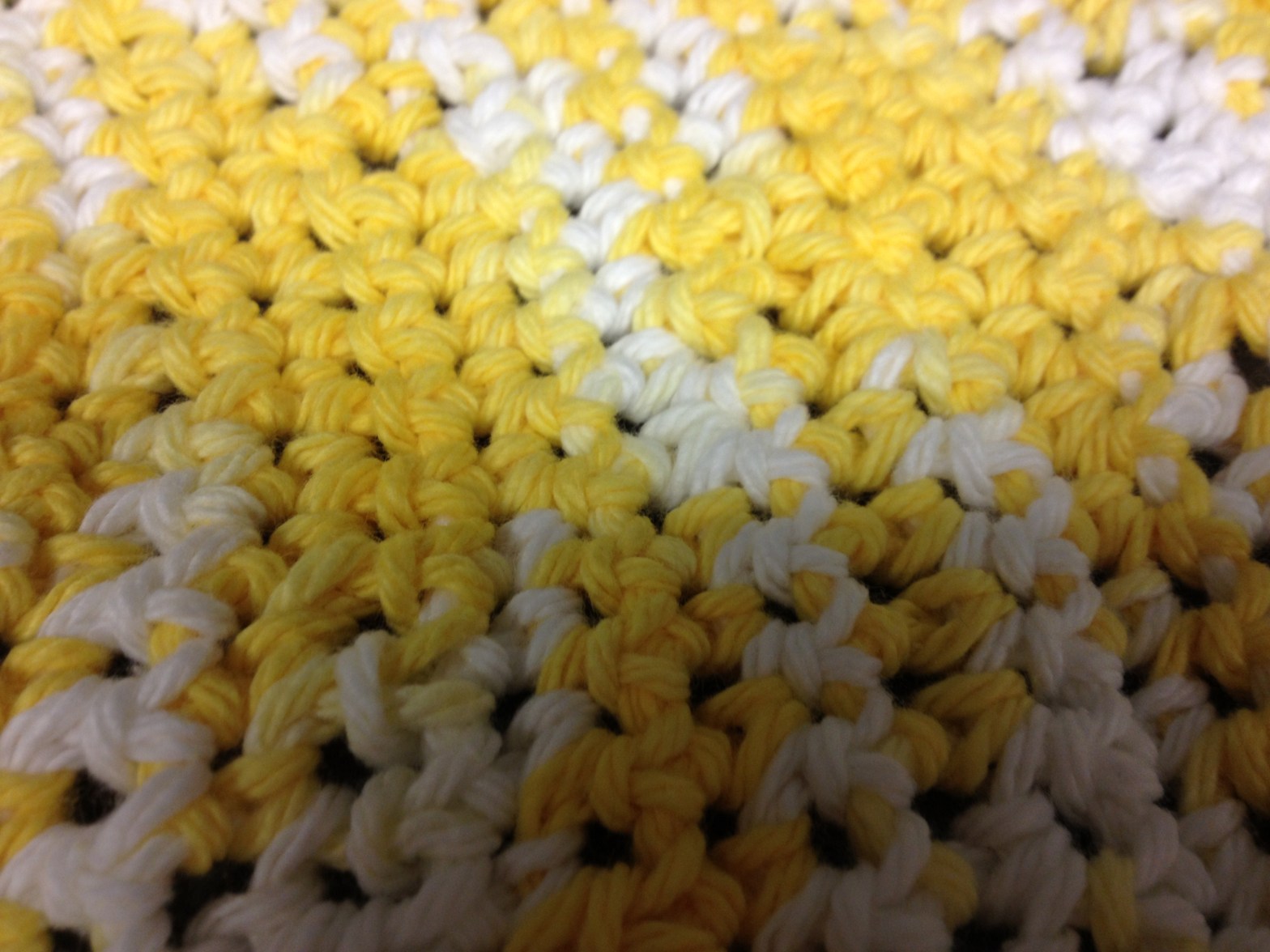 Crocheted swatch